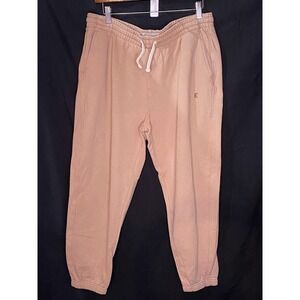 Everlane Organic Cotton Jogger Sweatpants Beige Size L Relaxed Fit